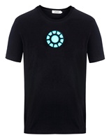 T-shirt unisexe 2022, estival et lumineux avec LED, panneau illuminant, pour homme et femme, avec son usagé, pour soirée Rave