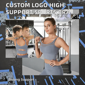 Hot Selling High Support Push up Gym Yoga Fitness <b>Tops</b> Customizable Logo Active Wireless <b>Bras</b> Breathable Sports <b>Bra</b> - Product Image 3