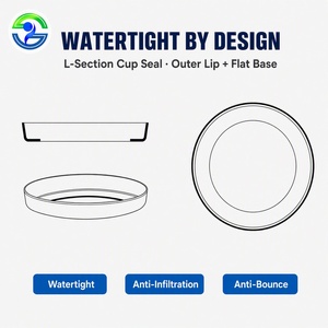 Junta de sellado de alcantarilla personalizada, anillo de sellado EPDM, junta de goma hermética antiinfiltración para tuberías de drenaje de hormigón, alcantarillado industrial - Product Image 4
