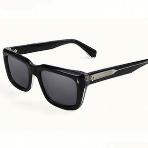 Gafas de Sol Cuadradas de Acetato con Marco Grueso y Remaches para Mujer y Hombre, Logotipo Personalizado, Alta Calidad 2025 - Product Image 1