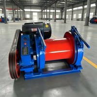 Machine de traction de câble pour ligne de production, 8-10 tonnes, à commande manuelle, avec frein automatique, pour le tirage, le dragage et le forage, pièces de rechange