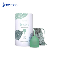 Vente d'usine : Ensemble de coupes menstruelles en silicone écologiques avec emballage en tube de carton cylindrique pour coupes menstruelles féminines