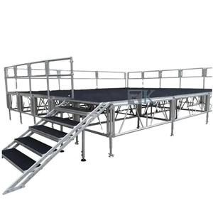 Escenario Modular para Eventos, Antideslizante, de Aluminio, 4 pies x 8 pies, en Oferta - Product Image 1