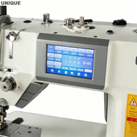 Machine à coudre informatisée professionnelle UNIQUE GC6492-1ST-OF-SA-P pour la pose de manches, idéale pour la production de vestes de costume pour hommes
