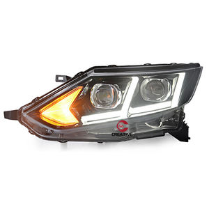Lampada frontale a LED per <span class=keywords><strong>faro</strong></span> <span class=keywords><strong>Nissan</strong></span> <span class=keywords><strong>Qashqai</strong></span> 2016 2017 angoli occhi luci LED luci diurne - Product Image 2