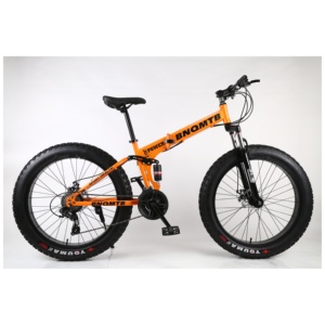 Vélo de montagne pliable de 26 pouces, 21 vitesses, pneus larges, Bicicleta Plegable, vente en gros, fourniture d'usine - Product Image 1