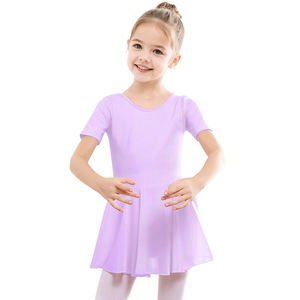 Robes de ballet pour filles, nouvelle arrivée, couleur personnalisée, robe de danse de ballet pour filles, vente en gros, usine, haute qualité, robe de ballet à manches courtes - Product Image 3