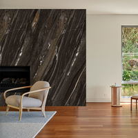 Revêtement mural en PVC brillant effet marbre, étanche, à coller, pour plinthes, panneaux muraux intérieurs, écologique