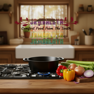 T-shirt a maniche lunghe Jambalaya, cibo confortante dal sud - Product Image 3