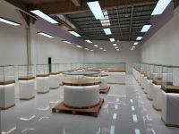 Vitrine à bijoux moderne de luxe blanche avec miroir, éclairage LED, étanche, écologique, facile à nettoyer, pour présentation de bijoux