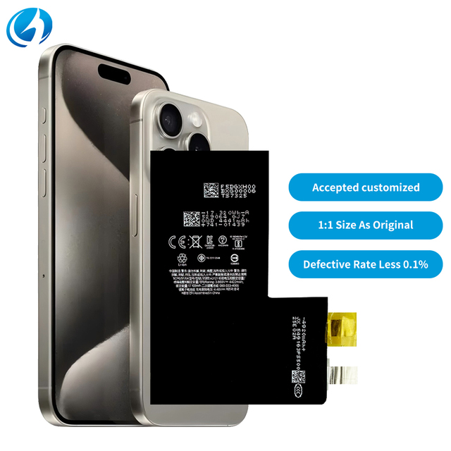 OEM Original Quality Mobile Phone Battery for iPhone 15 PRO MAX 5000mAh Battery Cells No Flex Battery Without BMS Board