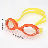 Lunettes de natation colorées pour enfants, anti-buée, étanches, pour les tout-petits