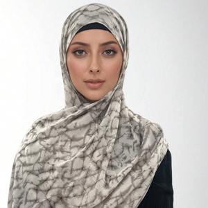 وشاح زيفنج عالي الجودة من الساتان العربي والبوليستر والمودال، حجاب تركي وشرق أوسطي - Product Image 4