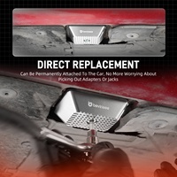 BEVINSEE Support de montage en aluminium amélioré pour cric de voiture, base d'adaptation pour Toyota Supra A90 2019-2026 # 51717169981