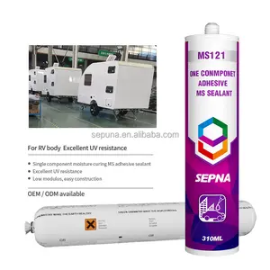 Sellador adhesivo de polímero Sepna MS121 MS para techo de Caravana