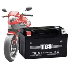 Ytz10S Ytx9 bs 12v 9ah摩托车凝胶12V 10Ah密封铅酸Agm Sla摩托车充电电池