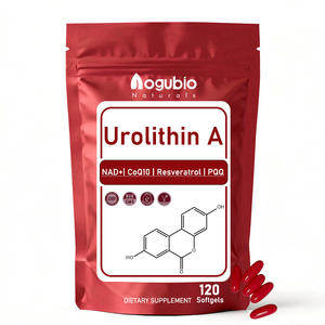 Fournisseur d'usine OEM, formule avancée 5 en 1, gélules molles avec urolithine A, NAD+, resvératrol, CoQ10 et PQQ, 120 gélules molles - Product Image 1