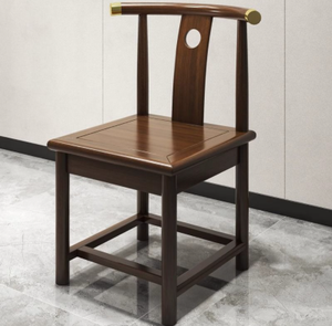 Rắn gỗ sồi bàn ăn ghế mới Trung Quốc cũ ELM thiết kế cho văn phòng nhà phòng khách phòng Trà Công viên khách sạn ngoài trời sử dụng - Product Image 3