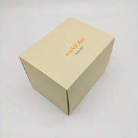 Meilleur prix Boîtes en papier kraft pour emballage Boîte cadeau de montre-bracelet de luxe pour hommes Boîte d'emballage en papier rigide pour montre