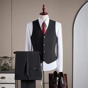Stock d'usine de trois pièces <span class=keywords><strong>costume</strong></span> de marié de mariage pour hommes à simple boutonnage le meilleur <span class=keywords><strong>homme</strong></span> en <span class=keywords><strong>costume</strong></span> et le marié - Product Image 3
