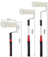Oferta Especial: Rodillo de Pintura de 9 Pulgadas con Marco Tipo Jaula, Barra Telescópica Extensible, Mango de Esponja Suave, Herramientas de Pintura para Construcción, Venta al por Mayor OEM