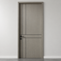 Pintu Interior Kayu ODIN Inti Kayu Solid Kaca Ganda Tahan Air Kedap Suara