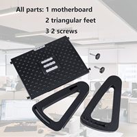 Repose-pieds ergonomique réglable en hauteur sur 6 niveaux avec rouleau de massage pour les pieds, repose-pieds pour chaise (noir)
