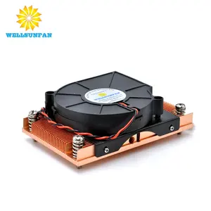 WellSunFan Fábrica OEM de Alta Potência Longa vida rolamento de Cobre LGA2011 Cpu Cooler VENTILADOR de REFRIGERAÇÃO DO COMPUTADOR