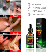 10ml Minyak Perawatan Intim Pria Premium, Ekstrak Tumbuhan Alami, Pasokan dalam Jumlah Besar, Kerjasama Agen Jangka Panjang