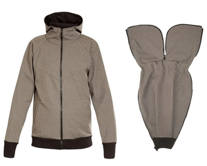 <span class=keywords><strong>Giacca</strong></span> a vento da esterno personalizzata abbigliamento premaman cappotto moda papà marsupio <span class=keywords><strong>giacca</strong></span> canguro giacche calde con cappuccio per gli uomini - Product Image 2