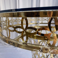 Table à manger en forme de S Moon Serpentine de nouveau design pour les mariages, les hôtels et les événements
