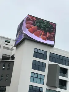 Jilian Guangcai High Brightness Outdoor Led Display Screen P8 Fixed Billboard Led Screen Advertising Video Wall Iron Case