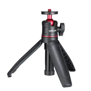 Ulanzi MT-08 Foldable Mini Tripod Mount 1/4'' Tripod Monopod Hand Grip Universal for DSLR & Smartphone