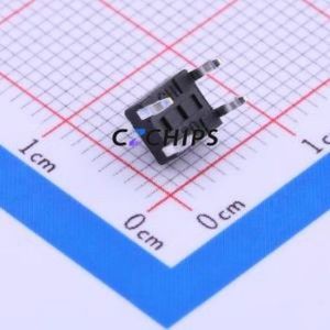 TSA451G38-250 Tactile Switch Through hole-4P,4.5x4.5mm Switch Single Pole Single Throw Round Button 2.5N Through Hole - Product Image 2