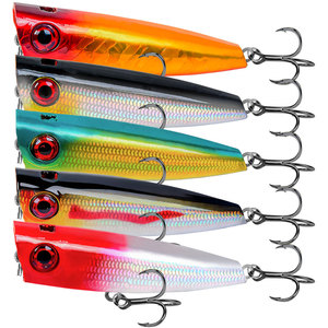 Leurre artificiel flottant en acier inoxydable pour lancer à longue distance, leurre réaliste pour la pêche au popper - Product Image 1