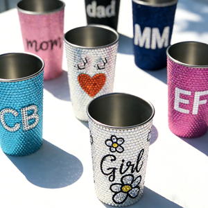 Mug à bière en acier inoxydable à paroi simple de qualité alimentaire, 350 ml, avec manchon en silicone, 500 ml, 600 ml, gobelets à café avec couvercle, effet brillant - Product Image 1
