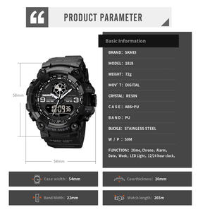Reloj Digital SKMEI 1818 Relojes Deportivos para Hombre Resistentes al Agua 50m Reloj Deportivo Masculino - Product Image 6