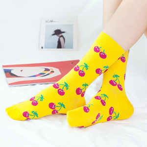 Chaussettes <span class=keywords><strong>de</strong></span> sport en coton personnalisées avec logo, design original, colorées, amusantes, à motifs alimentaires, fantaisie, graphiques, longues, originales, cadeaux uniques - Product Image 3