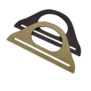 Bán buôn trực tiếp từ nhà máy: Tay cầm gỗ cổ điển 250MM dành cho phụ kiện túi xách nữ - Product Image 1