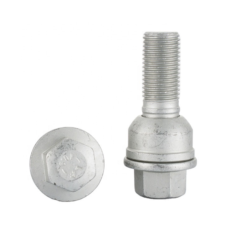 Маленькая оптовая продажа M14 * 1,5 высококачественные стальные Ленточные накладки колесные болты подходящие Автомобильные Колесные Болты крепежные болты гайки для audi