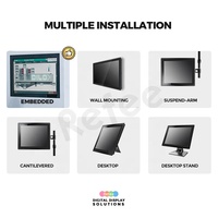 Android kapasitif dokunmatik 10 inç waterproofcomputer darbeye dayanıklı tablet ekran pc fansız gömülü endüstriyel monitör