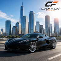 Jantes forgées décalées CF 19x8.5 20x11 pouces 5x120 PCD compatibles Chevrolet Corvette C8 C7 Z06 Z51 Personnalisées ODM