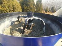 Vente de la petite machine à fabriquer des briques QTJ4-35, avec un puissant moteur vibrant pour la production de briques