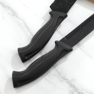 6 Pieces Kitchen <b>Knife</b> <b>Set</b> Black Non-stick Coating Stainless Steel Chef <b>Knife</b> <b>Set</b> <b>Sharp</b> Kitchen <b>Knives</b> With Peeler - Product Image 5