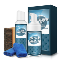 Kit d'entretien du cuir professionnel de qualité supérieure en gros, 5 pièces, mousse nettoyante 100 ml, revitalisant 100 ml, formule écologique sans alcool, anti-taches