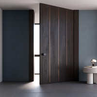 Portes en bois massif au design moderne, portes intérieures en bois pour des solutions complètes de décoration intérieure