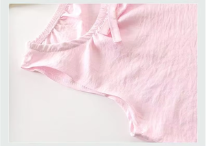 Gilet top pantaloni lunghi vestito estivo 1-10 anni ragazza carina casual pigiama aria condizionata indossare due set - Product Image 6