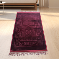 Nicro Usine Originale Couverture de Prière de Pèlerinage Ramadan Aïd Moubarak Tapis de Prière Musulman Islamique Antidérapant Épais Imprimé