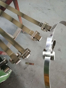 Tintas De Acero De 1-1/2 "3/4" 5/8 "19mm 22 mm 25 mm 32 mm De Acero inossidabile SS201 304 316 Para Embalaje Met Alico Precio - Product Image 5