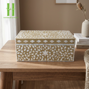 Modern <b>Tissue</b> Box MOP Cube Shape Napkin Storage Box Handmade <b>Paper</b> <b>Tissue</b> Holder for Kitchen Dining From Vietnam - Product Image 1